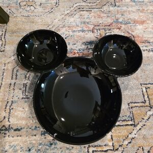 Disney Black Mickey Mouse Serveware Set